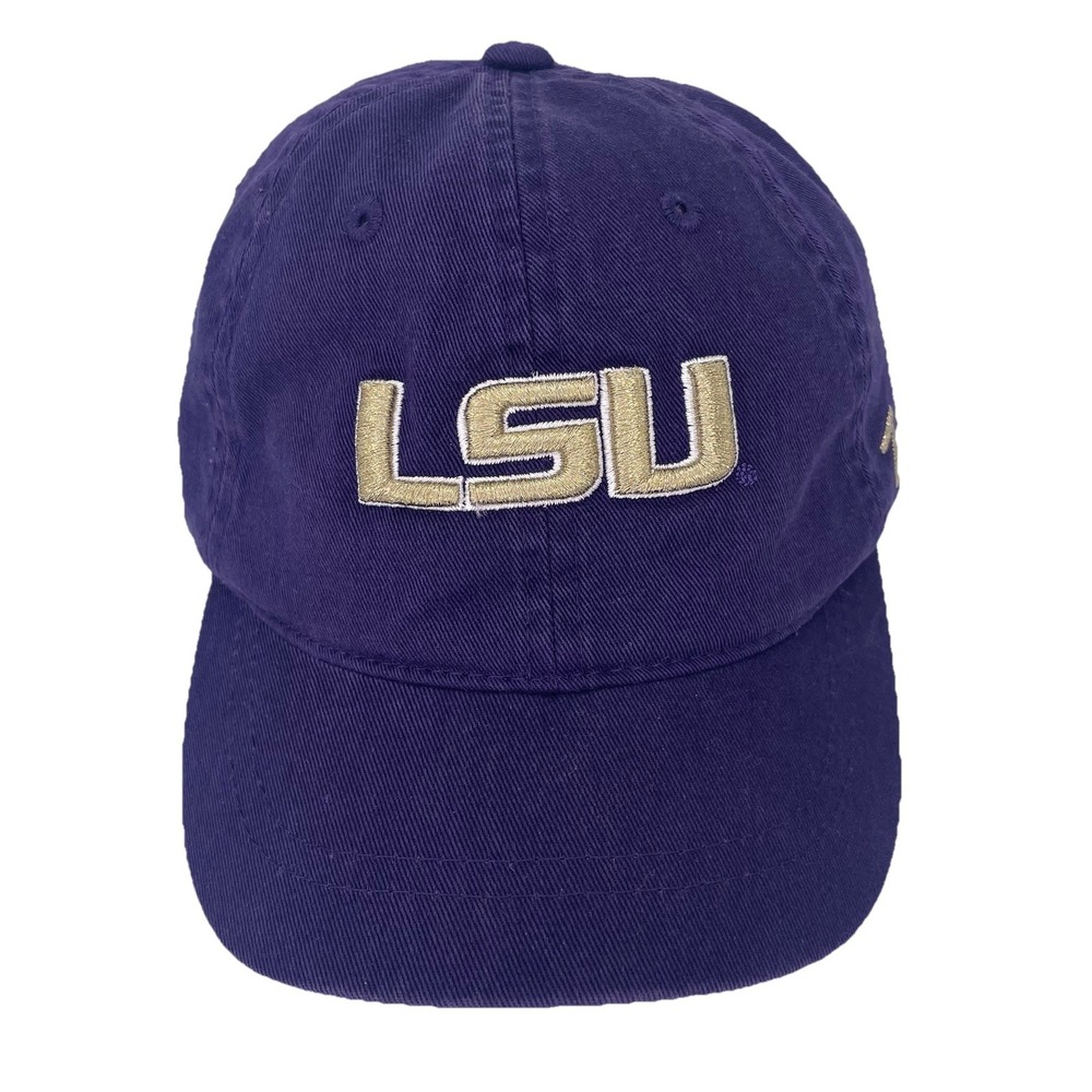 LSU Tigers Cap Hat Zephyr Womens Purple Gold Embroidery One Size Adjustable